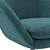 Designer Minotti Russell Dining Chair 3D model small image 3