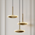 Sleek LED Saucer Pendant 3D model small image 1