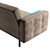 Nappa Convertible Sofa: Comfort, Style, and Versatility 3D model small image 4