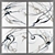 Modern Art Prints Collection 3D model small image 2