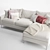 Sleek Sloan Chaise Sofa 3D model small image 4