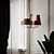 Tria Hanging Lamp: Contemporary Lighting Elegance 3D model small image 4