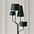 Elegant Tria Floor Lamp 3D model small image 3