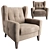 Arno Armchair: Stylish and Comfortable 3D model small image 1