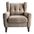 Arno Armchair: Stylish and Comfortable 3D model small image 2