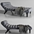 Contemporary Chaise Lounge with Detailed Design 3D model small image 4