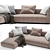 Stunning Grandemare Sofa: 270x205cm 3D model small image 3