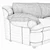 Relotti Vitaly: Stylish and Spacious Sofa 3D model small image 3