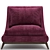Galatea Armchair by Annibale Colombo 3D model small image 3