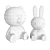 Mr Maria Lamp Collection: Miffy & Brown Bear 3D model small image 5