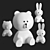 Mr Maria Lamp Collection: Miffy & Brown Bear 3D model small image 6