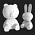 Mr Maria Lamp Collection: Miffy & Brown Bear 3D model small image 7