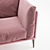 Elegant Modern Kubi Armchair 3D model small image 4