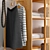 Nordkisa Bamboo Sliding Wardrobe 3D model small image 2