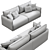 SP01 MAX Sofa: Innovative Design, Maximum Comfort 3D model small image 4