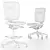 Sleek Sprint Racing Chair 3D model small image 2