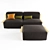 Loom Sofa: Striking Italian Design 3D model small image 3