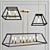 Geometric Glow: Shisler Chandelier 3D model small image 1