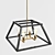 Geometric Glow: Shisler Chandelier 3D model small image 3