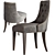 Elegant Ritz Dining Chair by Thomas Pheasant 3D model small image 4