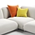 Paola Lenti MELLOW: Luxurious Comfort 3D model small image 3