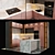 Modern Black Kitchen Set 3D model small image 1