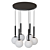 RAFFIN 6 Pendant Glass Lamp 3D model small image 3