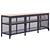 Title: Sleek Black TV Stand - 150x36x54 cm 3D model small image 1