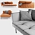  Elegant SAKè Sofa by B&B Italia 3D model small image 3