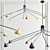 Elegant Sofia Chandelier by Fuse 3D model small image 1