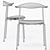 CH88P Chair & CH322 Dining Table Set 3D model small image 4