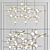 Molecular 30 Black/Gold LED Chandelier 3D model small image 1