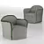 Elegant Ada Armchair by Paola Navone 3D model small image 1