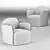 Elegant Ada Armchair by Paola Navone 3D model small image 3