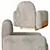 Compact and Stylish Handy Armchair 3D model small image 4