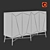 Geometrium Buffet: Sleek, Modern, and Functional 3D model small image 3