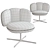 Elegant Lounge Chair: Bras 3D model small image 2