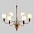 Lampatron Vivien: Elegant Textile Pendant Lamps 3D model small image 3