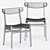 Sleek Oak CH23 Dining Chair by Carl Hansen 3D model small image 4