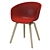 HAY AAC 22 - Modern V-Ray Chair 3D model small image 3