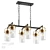 Kovis Black & Gold Chandelier 3D model small image 1