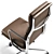 Elegant Comfort: Vitra Soft Pad Chair 3D model small image 3