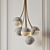 Elegant Benedict Bloom Chandelier 3D model small image 1