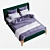 Elegant Milan Bed by Woodsoft 3D model small image 3
