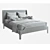 Elegant Milan Bed by Woodsoft 3D model small image 4