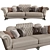 Luxurious Mantellassi FLORINDO Sofa 3D model small image 1
