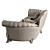 Luxurious Mantellassi FLORINDO Sofa 3D model small image 3