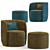 Cozy Nest: Ditre Italia Chloé Armchair 3D model small image 1