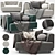Sleek Comfort: Modern Armchair 3D model small image 1