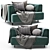 Sleek Comfort: Modern Armchair 3D model small image 3